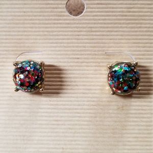 Modcloth Glitter & Glee Earrings in Multi
